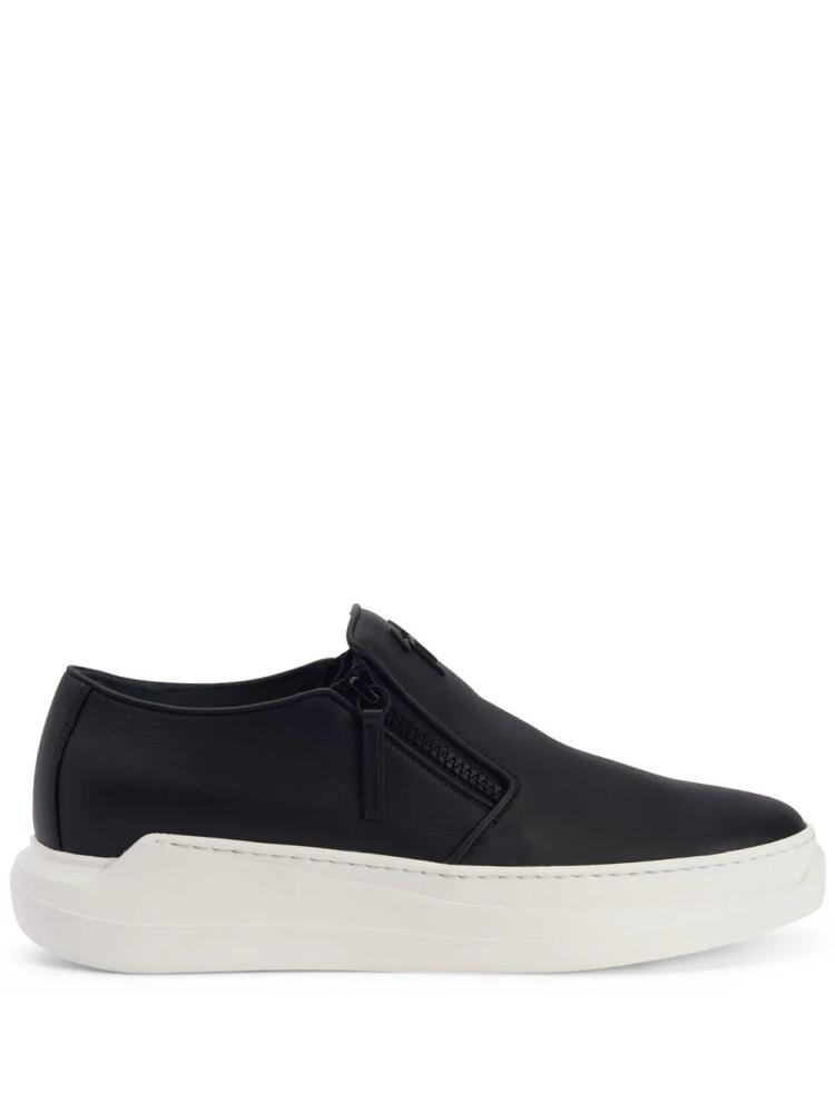 Giuseppe Zanotti Conley Zip slip-on sneakers - Black Cover