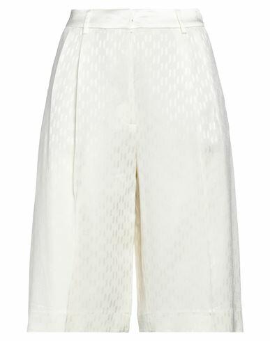 Karl Lagerfeld Woman Shorts & Bermuda Shorts Ivory Acetate, Viscose Cover