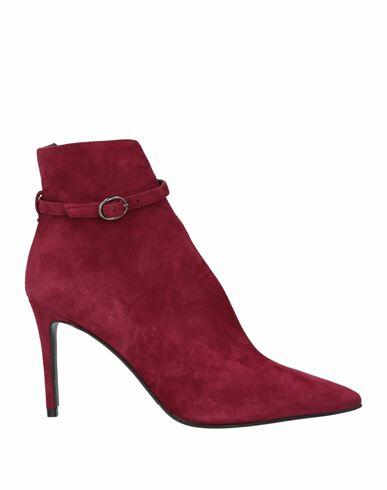 Marc Ellis Woman Ankle boots Garnet Leather Cover