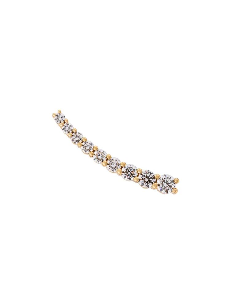 ALINKA DASHA diamond slider right earring - Gold Cover