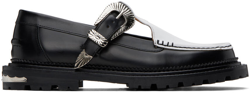 Toga Virilis Black Buckle Loafers Cover