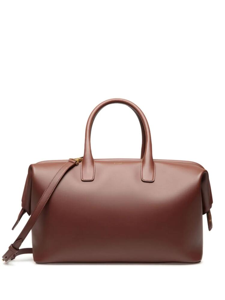 Bally zipped leather tote bag - Brown Cover