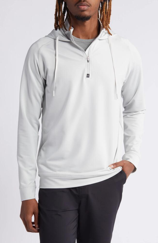 Swannies Vandyke Half Zip Hoodie in Glacier Cover