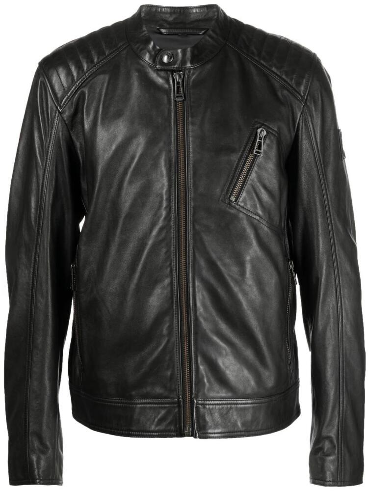 Belstaff long-sleeve leather jacket - Black Cover