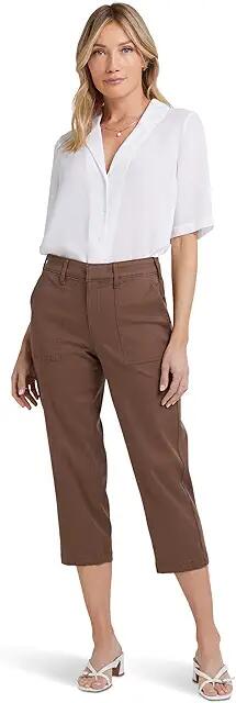 NYDJ Utility Pants (Mocha) Women's Dress Pants Cover