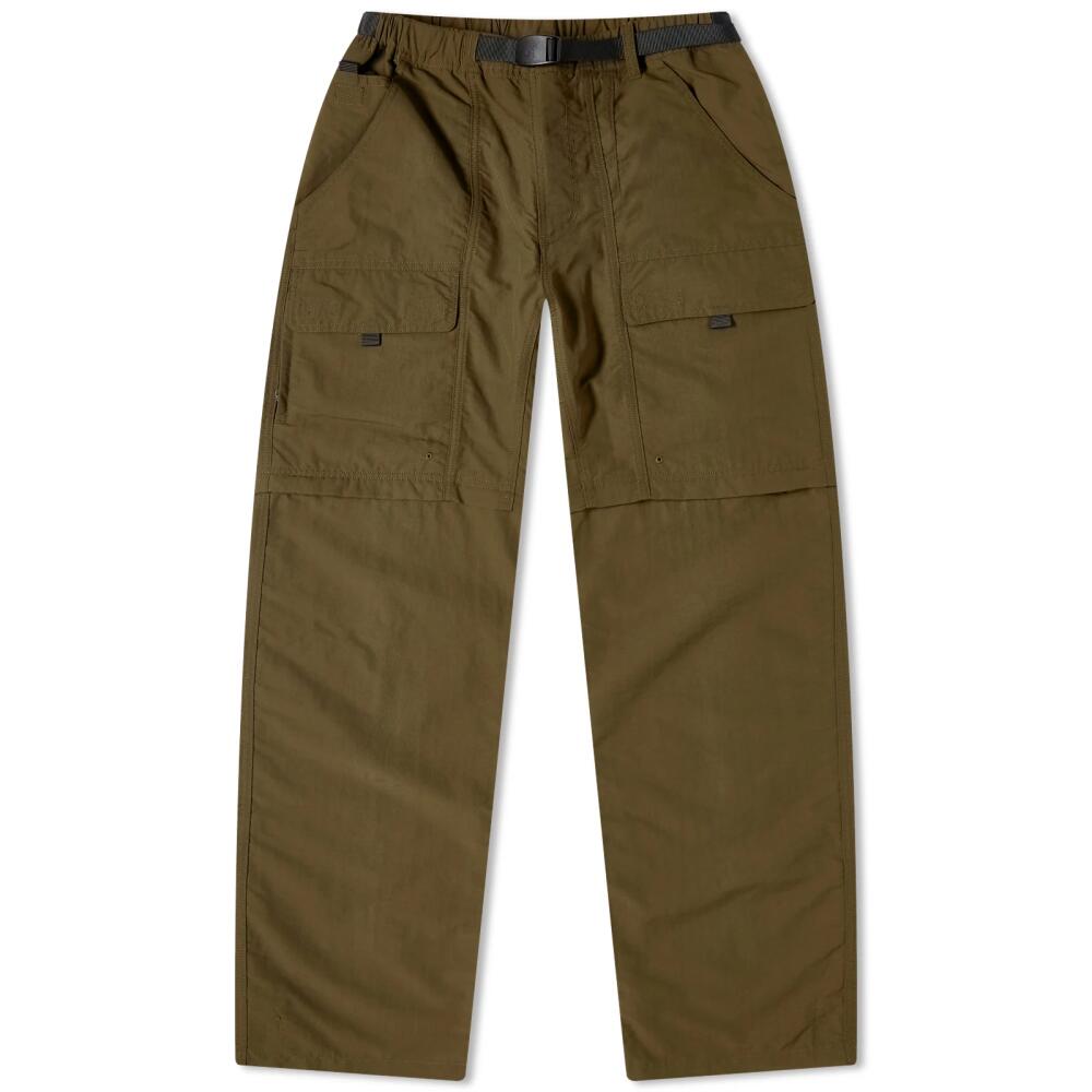 Gramicci Men's Nylon Tussah Convertible Pant in Deep Olive Cover