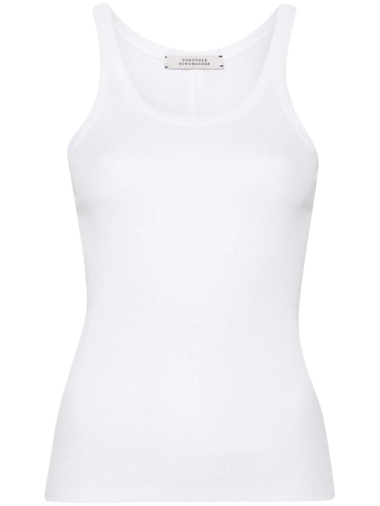 Dorothee Schumacher Simply Timeless ribbed top - White Cover