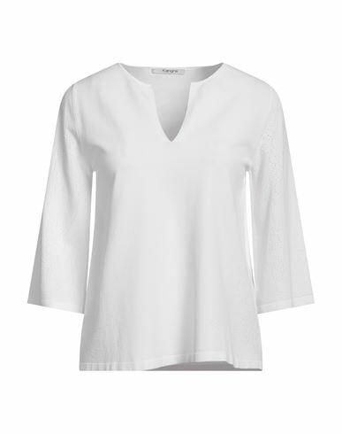 Kangra Woman Sweater White Viscose, Polyester Cover