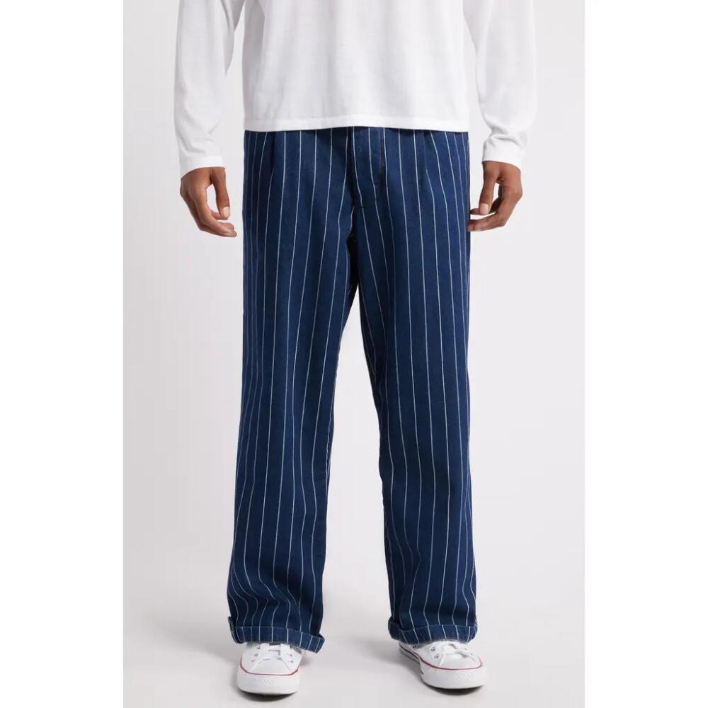 Elwood Railroad Stripe Pants in Indigo Cover