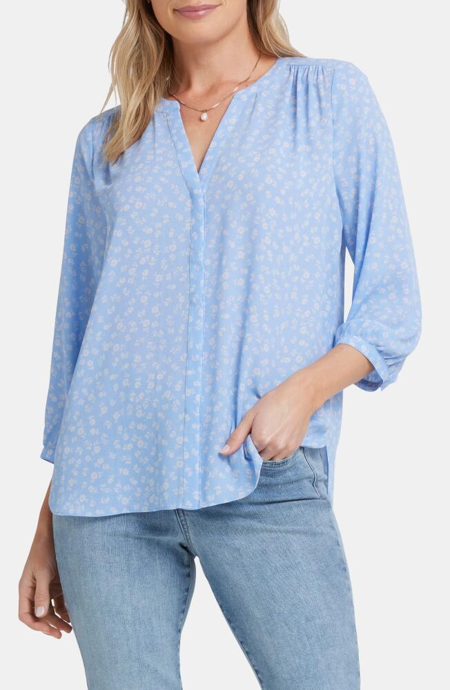 NYDJ Pintuck Blouse in Jordon Cover