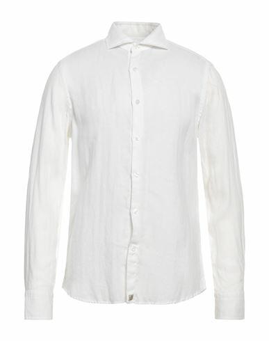 Sonrisa Man Shirt White Linen Cover