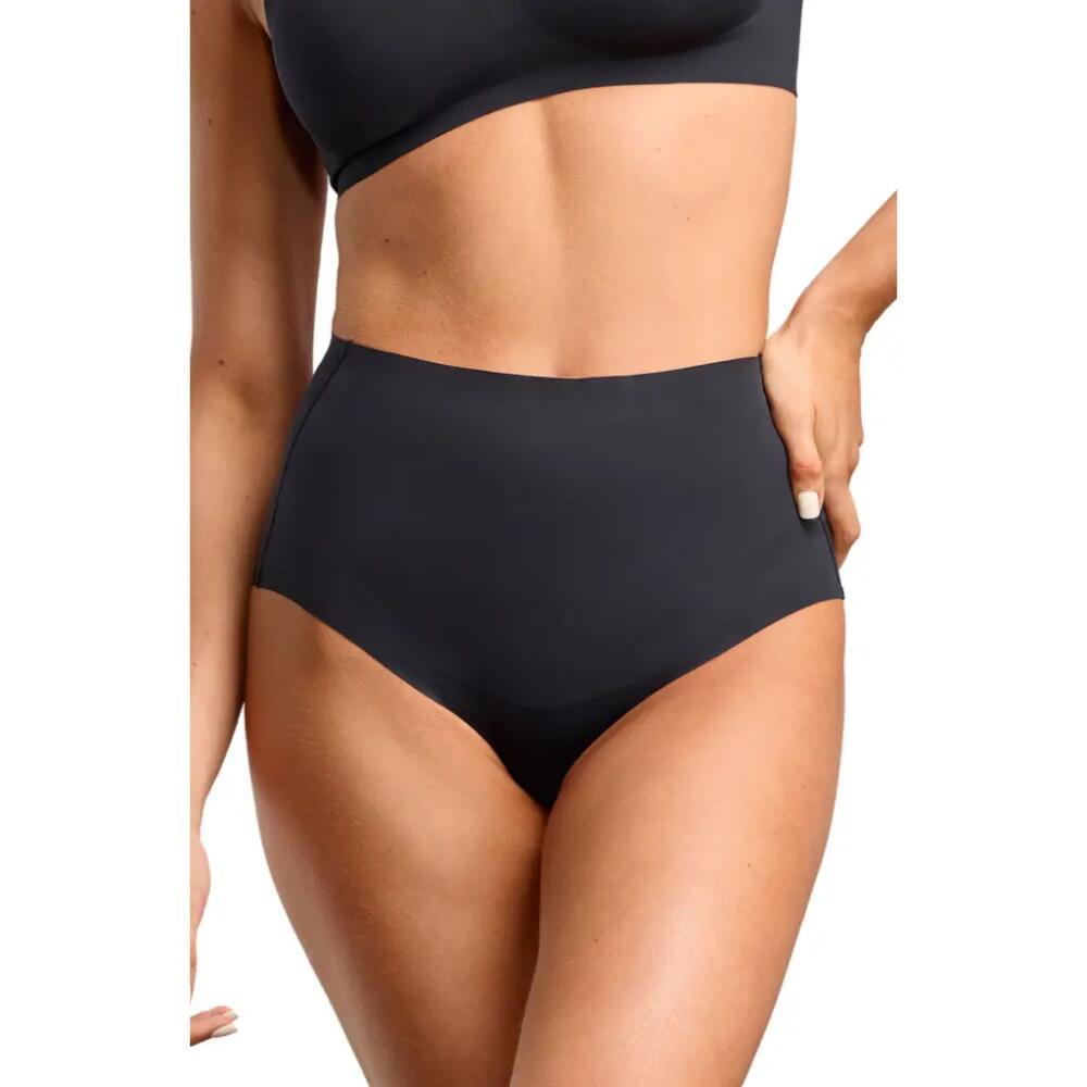 Siella No Show Shapewear Brief in Black Cover