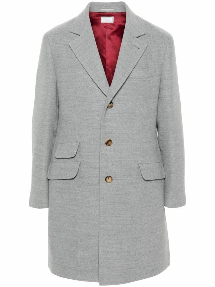 Brunello Cucinelli wool coat - Grey Cover