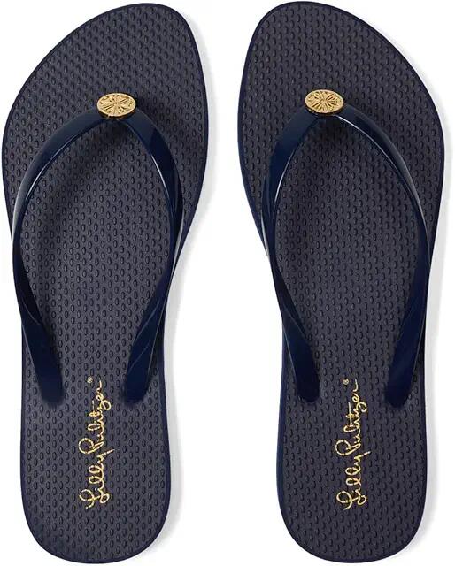 Lilly Pulitzer Pool Flip-Flop (True Navy) Women's Shoes Cover