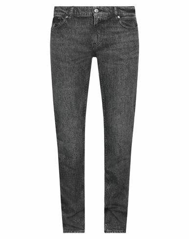 Trussardi Man Jeans Steel grey Cotton, Elastane Cover