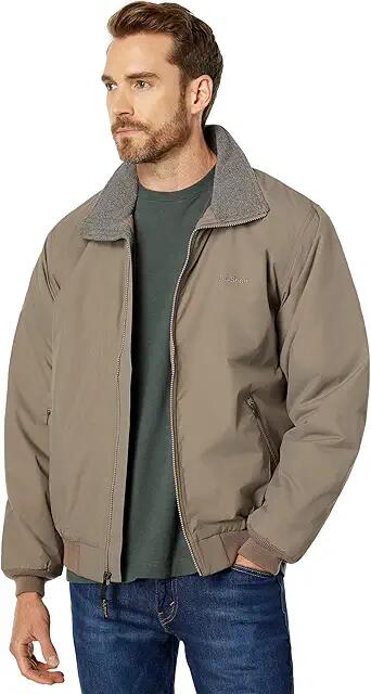 L.L.Bean Warm-Up Jacket (Taupe Brown) Men's Clothing Cover