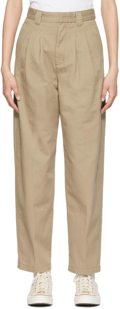 Carhartt Work In Progress Beige Tristin Trousers Cover