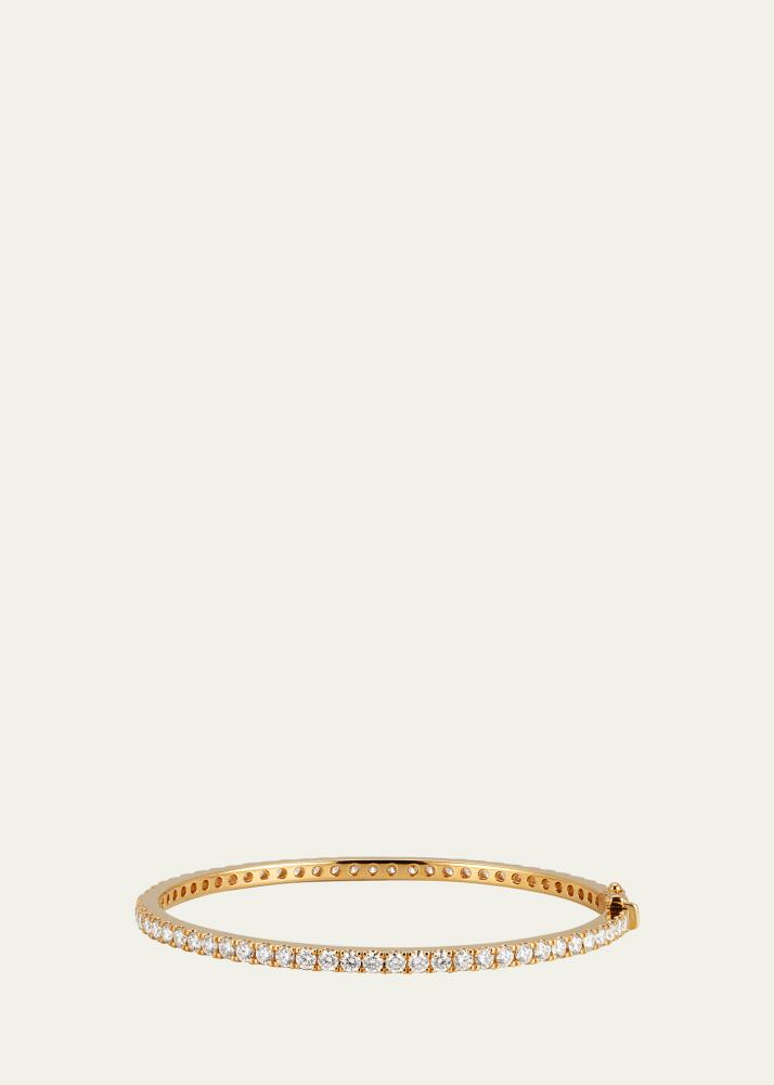 Sidney Garber 18K Yellow Gold Diamond Bangle, 55x46mm Cover