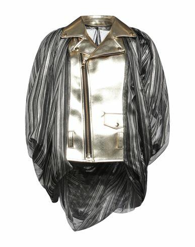 Junya Watanabe Comme Des Garçons Woman Jacket Gold Polyester, Acrylic, Silk Cover