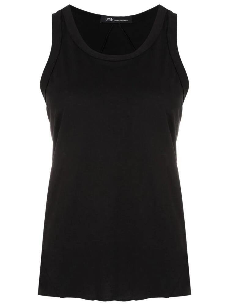 Uma | Raquel Davidowicz round-neck racerback tank top - Black Cover