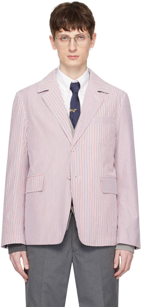 Thom Browne Multicolor Unconstructed Blazer Cover