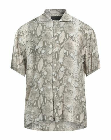 John Richmond Man Shirt Grey Viscose Cover