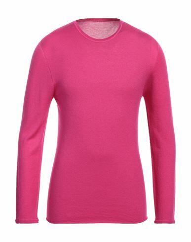 Majestic Filatures Man Sweater Fuchsia Cashmere Cover