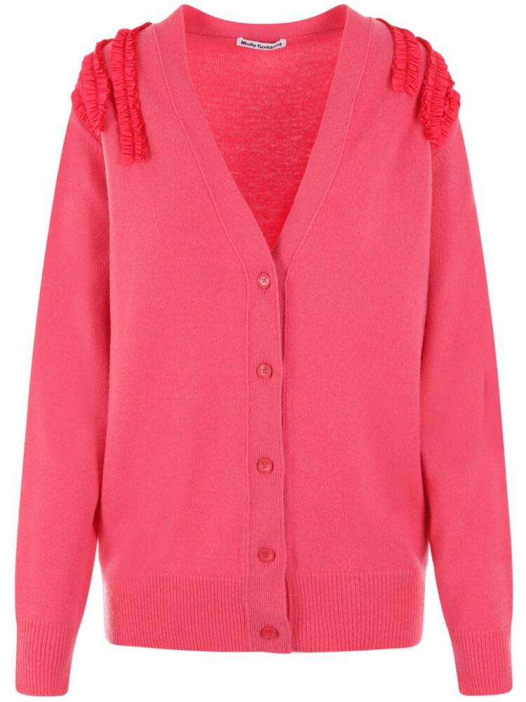 Molly Goddard Sally frilled cardigan - Pink Cover