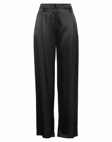 Patrizia Pepe Woman Pants Black Viscose, Elastane Cover