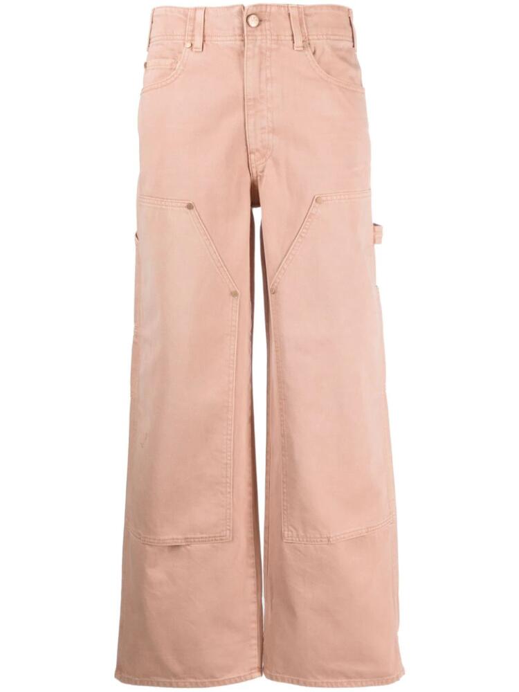 Ulla Johnson Olympia wide-leg jeans - Pink Cover