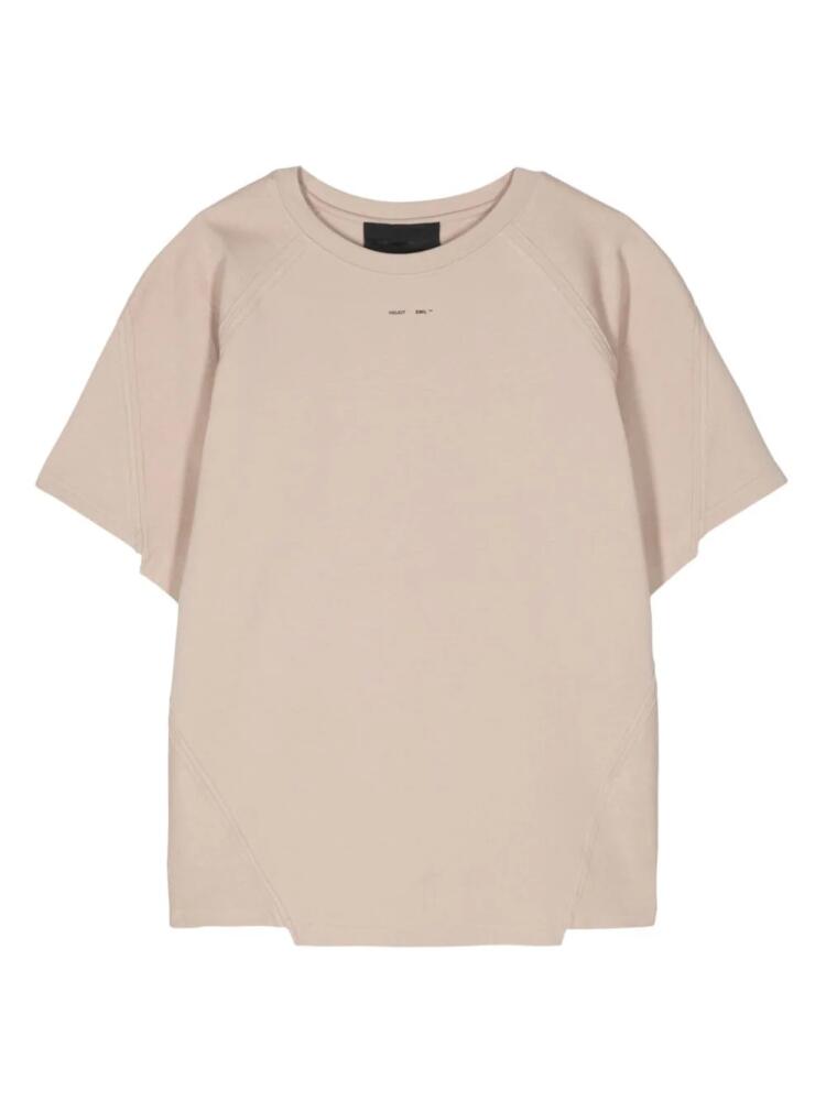 HELIOT EMIL inside-out detailing crew-neck T-shirt - Neutrals Cover