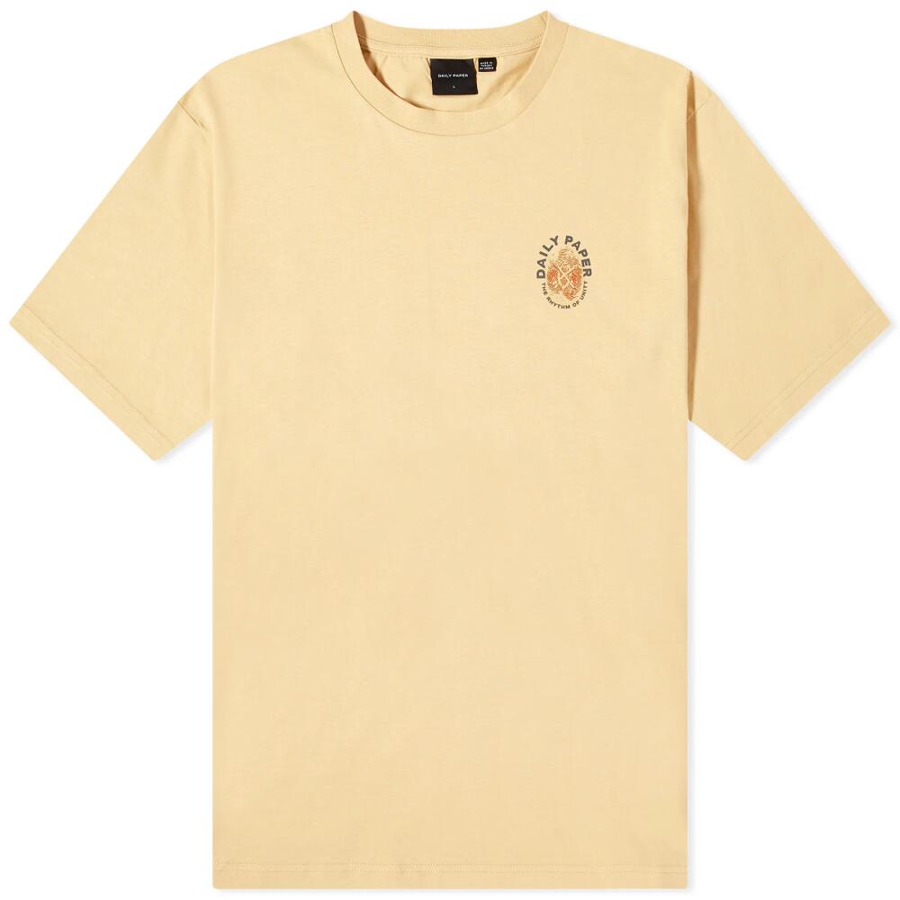 Daily Paper Men's Identity Short Sleeve T-Shirt in Taos Beige Cover