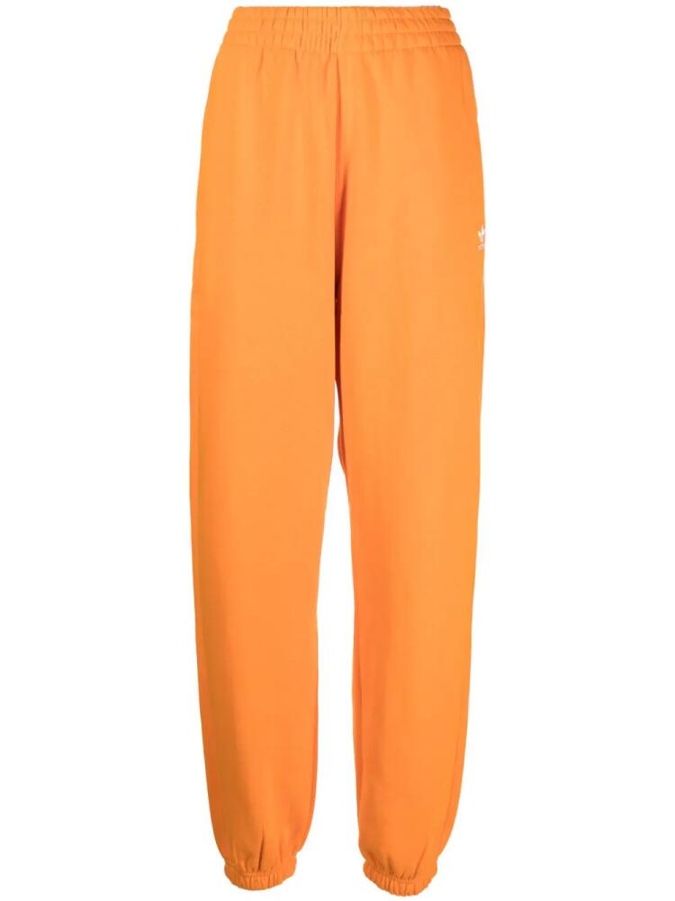 adidas embroidered-logo detail track pants - Orange Cover