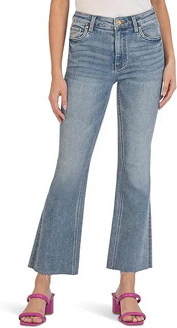 KUT from the Kloth Kelsey High-Rise Fab AB Ankle Flare in Comprehensive (Comprehensive) Women's Jeans Cover