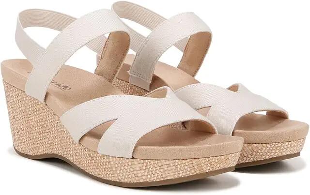 LifeStride Danita Strappy Wedge Sandals (Bone) Women's Sandals Cover