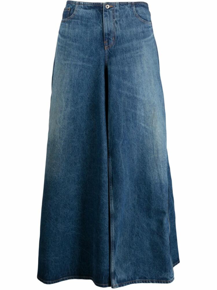 Y/Project denim maxi skirt - Blue Cover