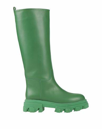 Gia X Pernille Teisbaek Woman Boot Green Bovine leather Cover