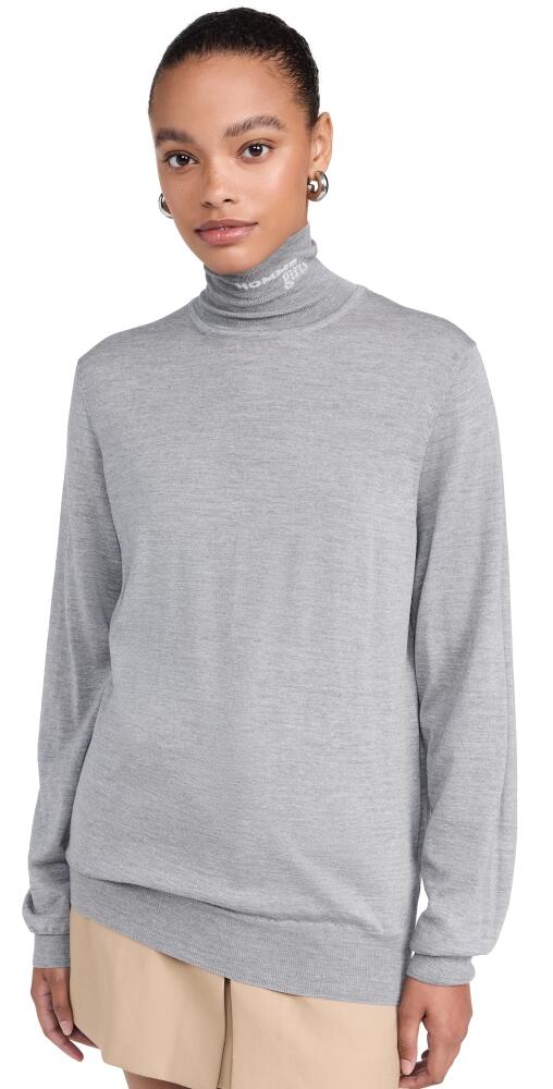 HOMMEGIRLS Wool Turtleneck Heather Grey Cover