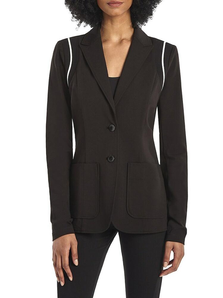 Capsule 121 Women's Street Life The Deacon Blazer - Black White Cover