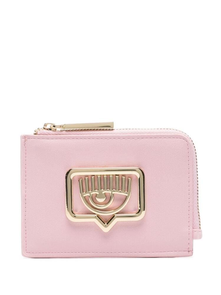 Chiara Ferragni Eyelike-motif wallet - Pink Cover