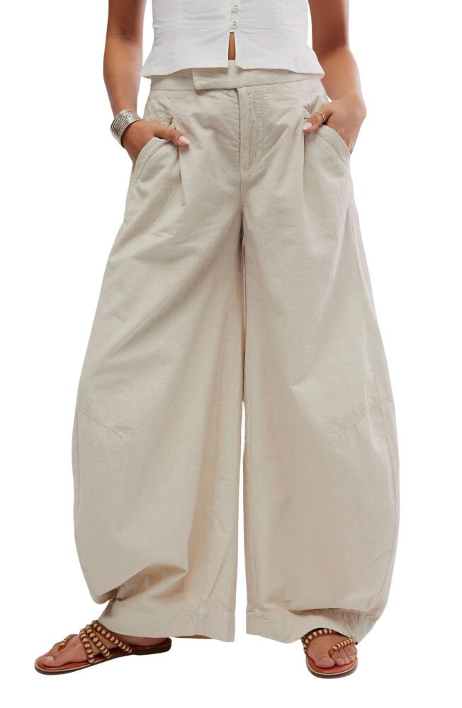 Free People Tegan Washed Cotton Barrel Pants in Washed Out Cover