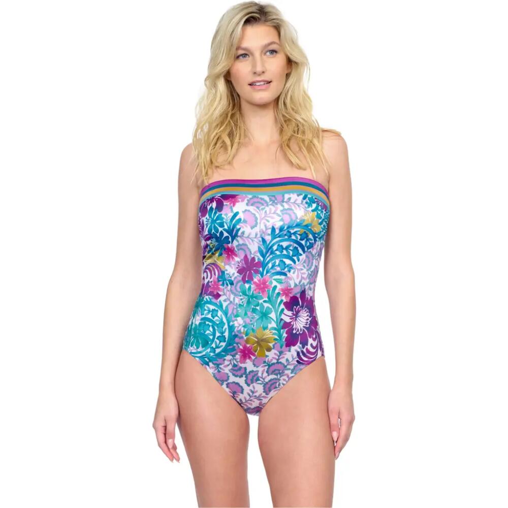 Gottex Bali Bandeau Swimsuit in Multi Cover