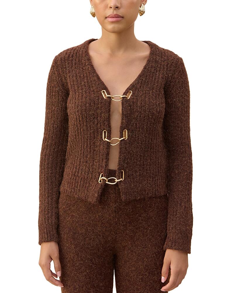 Cult Gaia Adel Clasp Cardigan Cover