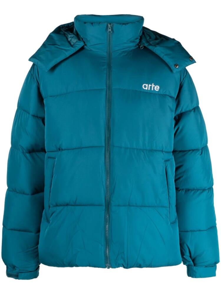 ARTE Joey quilted-design puffer jacket - Blue Cover