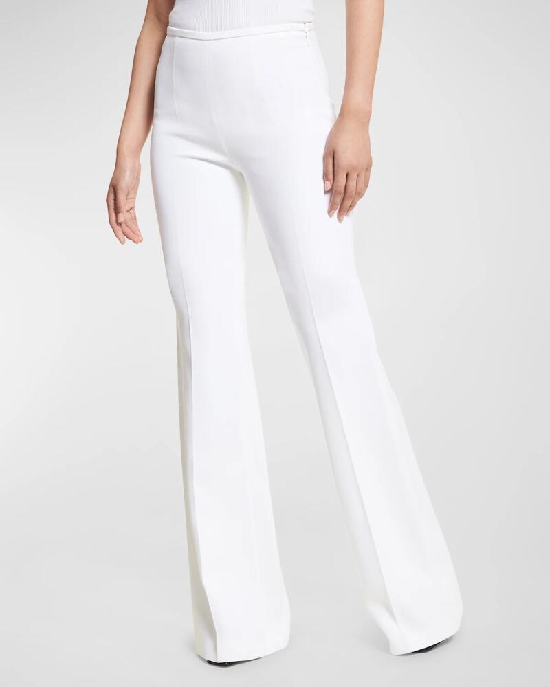 Michael Kors Collection Brooke Side-Zip Flare Pants Cover