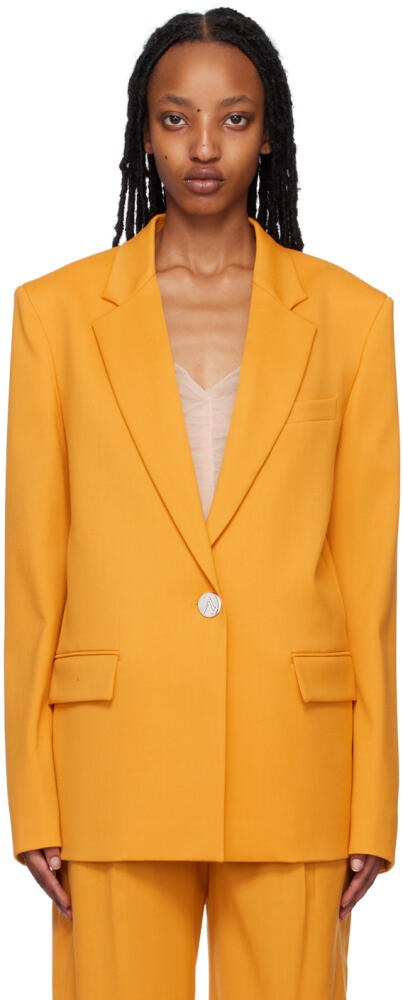 The Attico Orange Bianca Blazer Cover