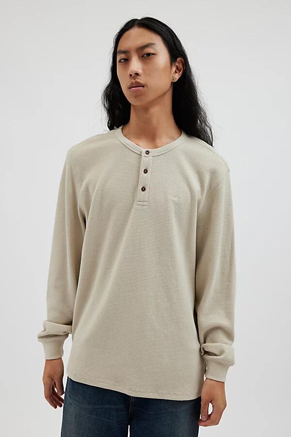 Katin Mesa Thermal Henley Long Sleeve Tee in Ivory Cover