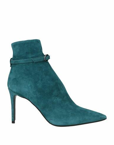 Marc Ellis Woman Ankle boots Deep jade Leather Cover