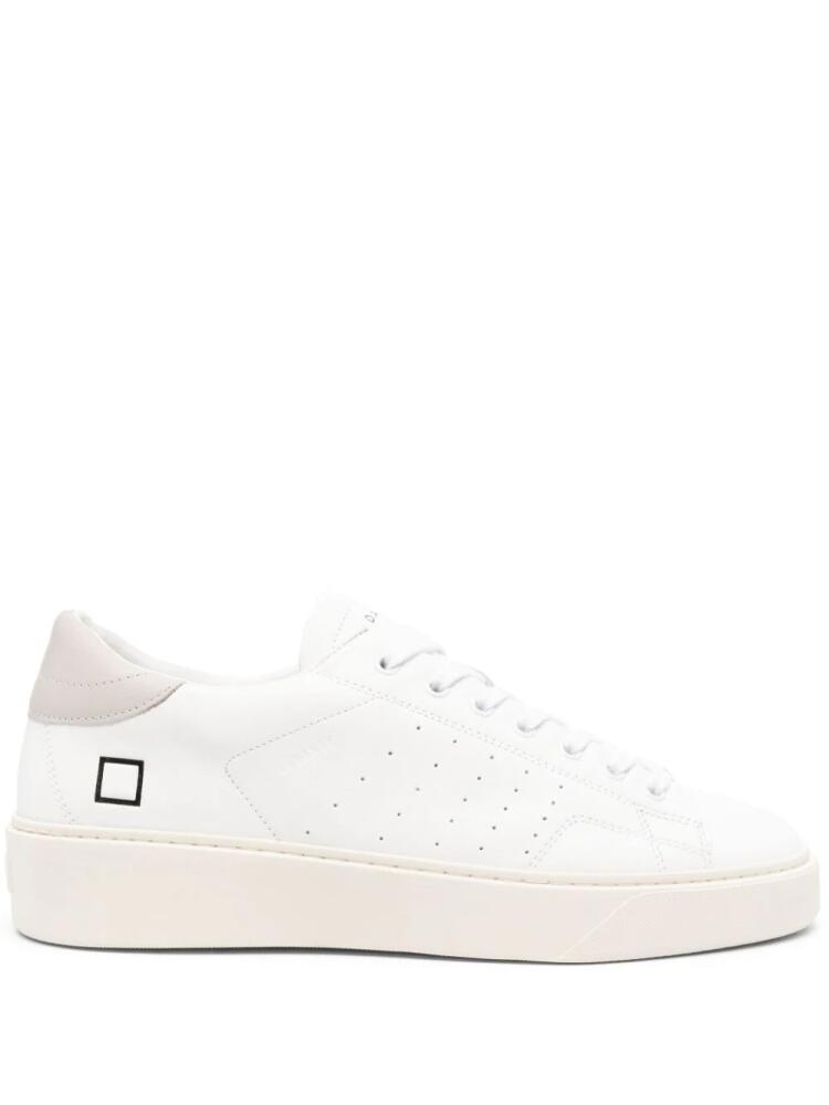 D.A.T.E. Base logo-print sneakers - White Cover