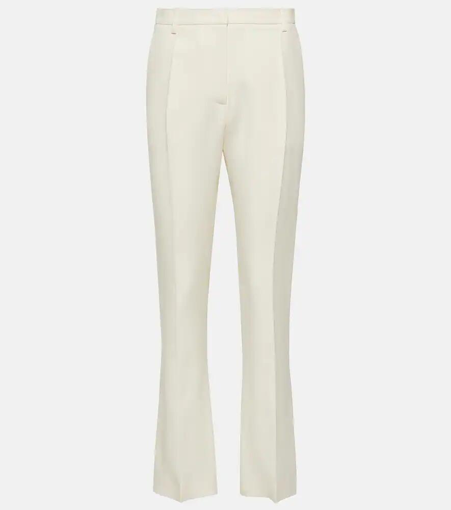 Valentino High-rise wool and silk pants Cover